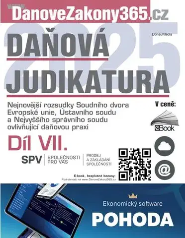Dane, účtovníctvo Daňová judikatura (VII.) - Kolektív autorov