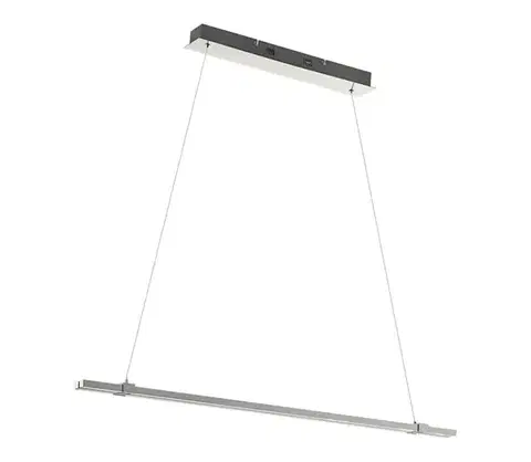 Svietidlá Eglo 55097 - LED stmievateľný luster na lane 2xLED/9W/230V matný chróm 55097