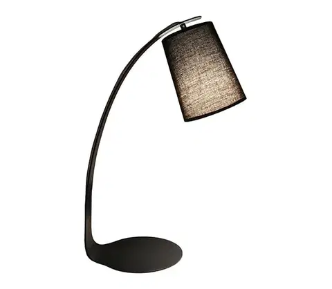 Lampy  108008 - Stolná lampa GALLANT 1xE27/11W/230V čierna/hnedá 108008