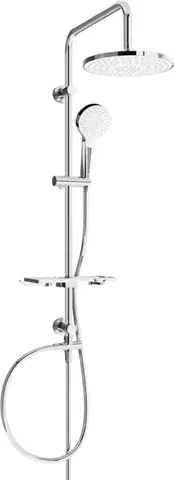 Kúpeľňové batérie MEXEN/S MEXEN/S - T05 sprchový set chróm / biela 798050593-00