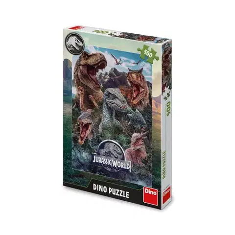 500 dielikov Dino Toys Puzzle Jurský svet 500 Dino