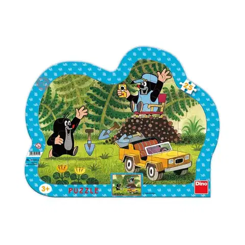 Do 49 dielikov Dino Toys Puzzle Krtko 25 Dino