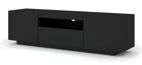 TV stolíky ArtBm TV stolík AURA 150 | čierny mat