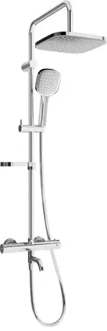 Sprchy a sprchové panely MEXEN/S - KX33 vaňový stĺp s termostatickou batériou, chróm 779003391-00