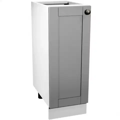 Kuchynské skrinky stojace Kuchynská skrinka Linea D30 grey