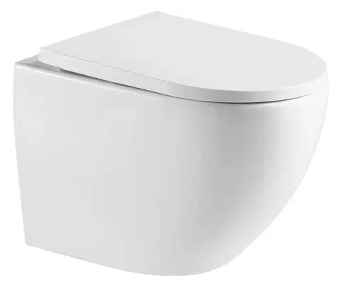 Záchody HOPA - Závesné WC ARCO NEW TORNADO s MIDDLE sedadlom Soft-close OLKLT046EUQ3