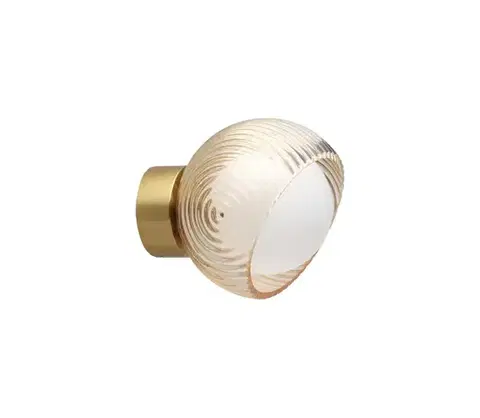 Svietidlá Ideal Lux - LED nástenné svietidlo BLOOM 1xG9/3W/230V zlatá/dymovo-béžová 366531