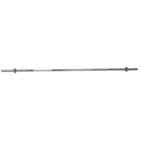 Osy k činkám Vzpieračská tyč inSPORTline RB-86T 220cm/30mm • rovná • so závitom a objímkami
