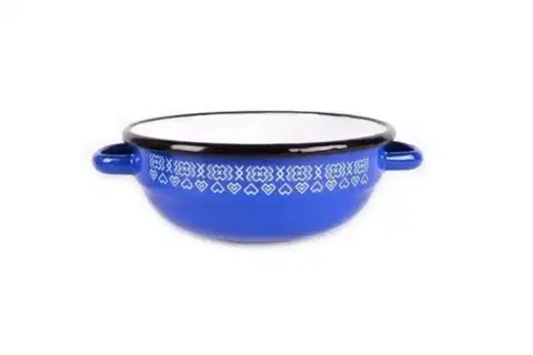 Misy a misky Kinekus Misa sedliacka smaltovaná 24cm, dekor Čičmany