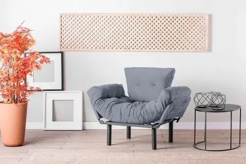 Kreslá Kreslo ušiak Nitta Single - Grey