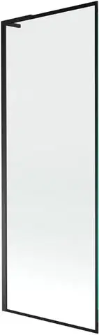 Sprchové dvere MEXEN/S - Next L vaňová zástena FIX 70 x 150, čierna vzor, čierna 895-070-000-03-70-70