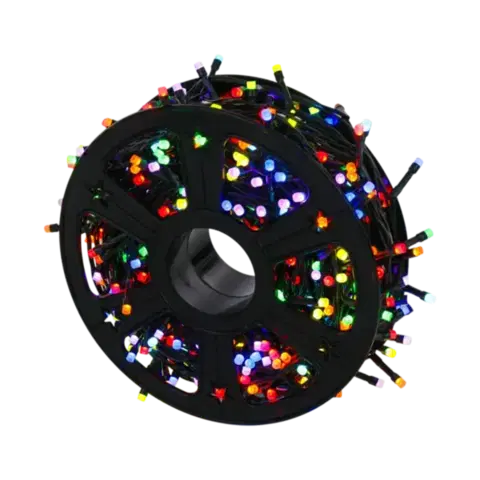 Vybavenie a dekorácie bytu Vianočné svetielka 616/21/LED multi400l zew. Tran +program