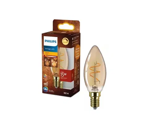 LED osvetlenie LED Stmievateľná žiarovka VINTAGE Philips B35 E14/2,7W/230V 1800K CRI 90 872110304889900