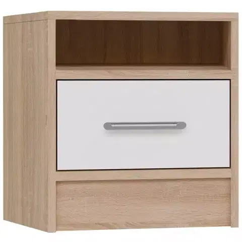 Všetky produkty Nočný stolík Smart SR7 dub sonoma/biela