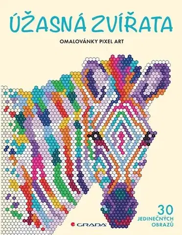 Maľovanky pre dospelých Omalovánky Pixel Art: Úžasná zvířata - Lauren Farnsworthová