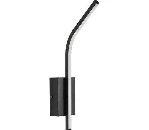 Svietidlá Rabalux 75088 - LED kúpeľňové nástenné svietidlo TILMANN 10W/230V 4000K IP44 čierna 75088