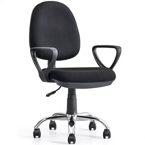 Otočné kreslá Kancelárske kreslo Flint C205 black/chróm