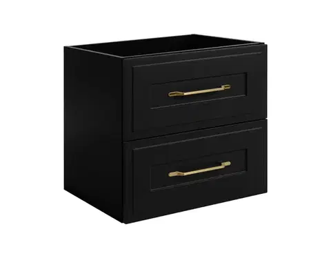 Skrinky do kúpeľne Elvisia Skrinka pod umývadlo CLASSIC Black | 60 cm