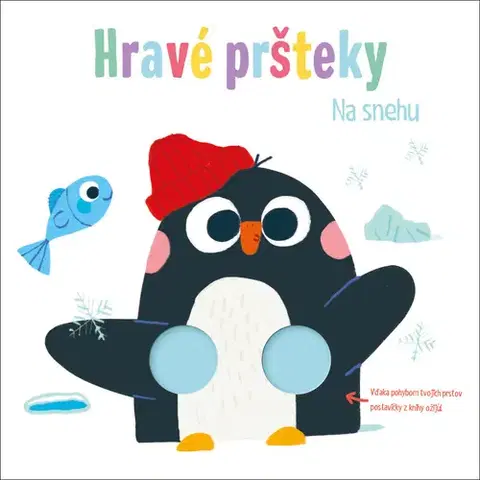 Leporelá, krabičky, puzzle knihy Hravé pršteky: Na snehu