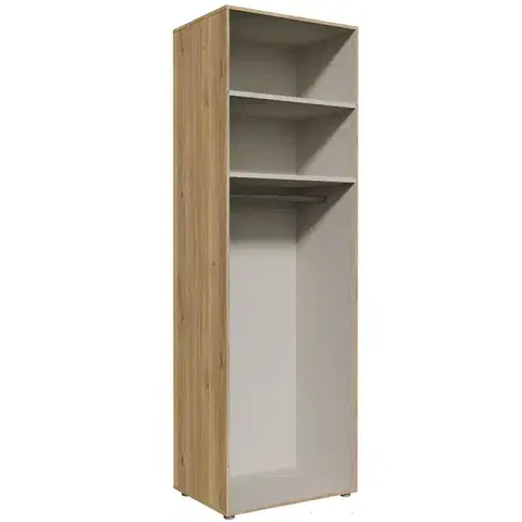 Vybavenie skríň Korpus Skrine Moduklix 74,4x230,1 Dub Mauvella