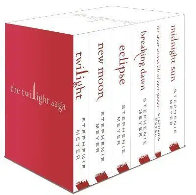 Sci-fi a fantasy Twilight Saga 6 Book Set (White Cover) - Stephenie Meyer