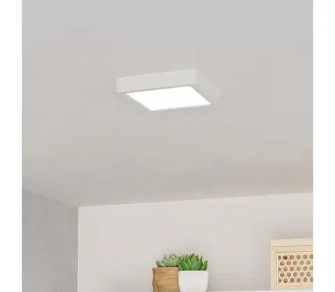 Svietidlá Eglo 901311 - LED stropné svietidlo FUEVA LED/7W/230V 2700/4000/6500K 15x15 cm biela 901311