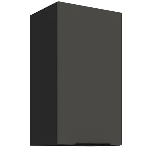Kuchynské skrinky visiace Kuchynská skrinka Aria-Gr/Bl Anti Fingerprint 40g-72 1f