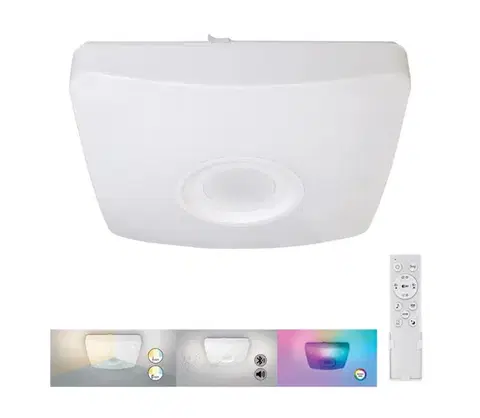 Svietidlá Rabalux - LED RGB Stmievateľné stropné svietidlo s reproduktorom LED/18W/230V + DO 4682