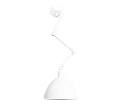 Svietidlá ByRydens 4200930-5007 - Stropný luster na tyči BAZÁR 1xE27/5W/230V biela 4200930-5007