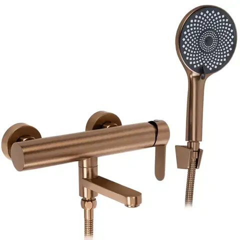 Kúpeľňové batérie REA - Vaňová batéria Arcos Brushed Copper REA-B6981