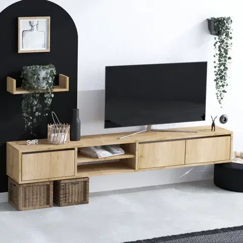 Obývacie steny TV skrinka / Obývacia stena Heka