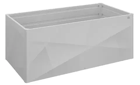 Truhlíky Biohort Zvýšený kvetináč na zeleninu BIOHORT X-Design 201,6 x 103 x 77 cm (strieborná metalíza)