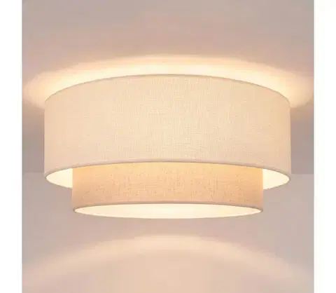 Svietidlá BRILAGI - LED stropné svietidlo BOHO ECO 1xE27/10W/230V pr. 40 cm krémové 8590828052487