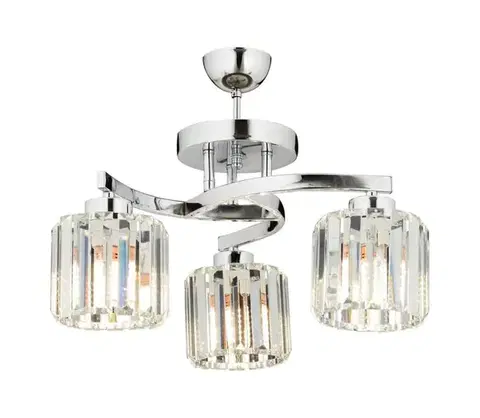 Svietidlá  Prisadený luster CRYSTALLINE 3xE27/40W/230V lesklý chróm 683AVN1436