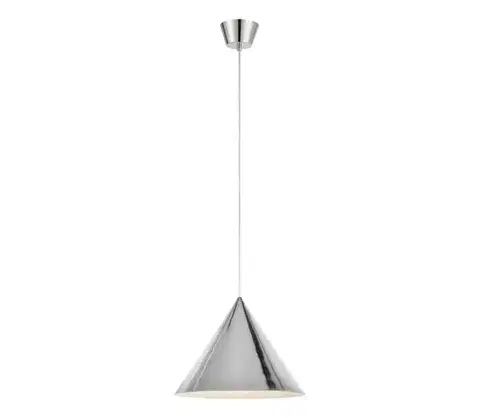 Svietidlá Markslöjd 109163 - Závesný luster na lanku TIP 1xE27/60W/230V priemer 37,5 cm, lesklý chróm 109163