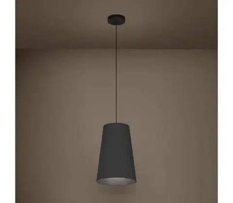 Svietidlá Eglo 390132 - Luster na lanku PETROSA 1xE27/40W/230V čierna 390132
