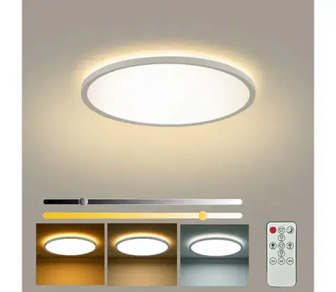 Svietidlá BRILAGI - Stmievateľné LED svietidlo ULTRA SLIM LED/18W/230V pr. 30 cm biela + DO BRI222