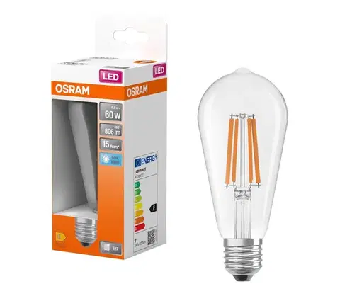 LED osvetlenie LED žiarovka CLASSIC FILAMENT E27/6,5W/230V 4000K - Osram 4058075839847