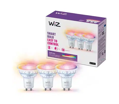 Žiarovky SADA 3x LED RGBW Stmievateľná žiarovka PAR16 GU10/4,7W/230V 2200-6500K Wi-Fi - WiZ 8720169076662