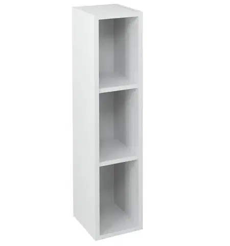 Kúpeľňový nábytok SAPHO - ESPACE otvorená policová skrinka 20x94x22cm,biela ESC130-3030