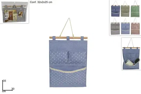 Kúpeľňové doplnky (ostatné) MAKRO - Organizér 30x38,5x2,5cm rôzne farby