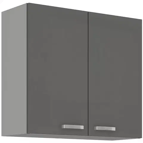 Kuchynské skrinky visiace Skrinka do kuchyne GREY 80G-72 2F