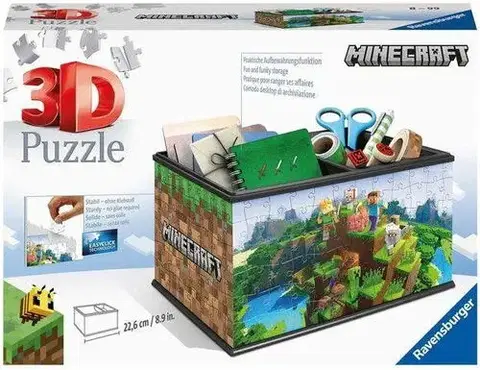 Limitovaná edícia Ravensburger 3D Úložná krabica Minecraft Ravensburger