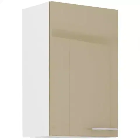 Kuchynské skrinky visiace Kuchynská skrinka Lara 45g-72 1f Mdf Cappucino lesk