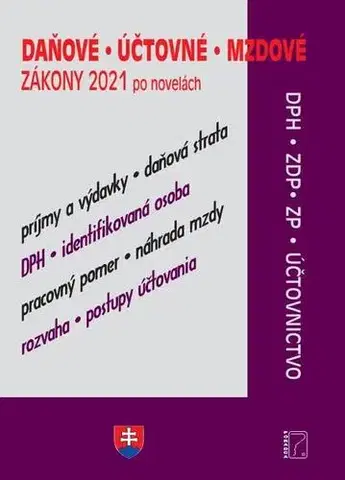 Dane, účtovníctvo Daňové zákony (2021)