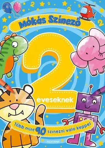 Pre deti a mládež - ostatné Mókás színező 2 éveseknek