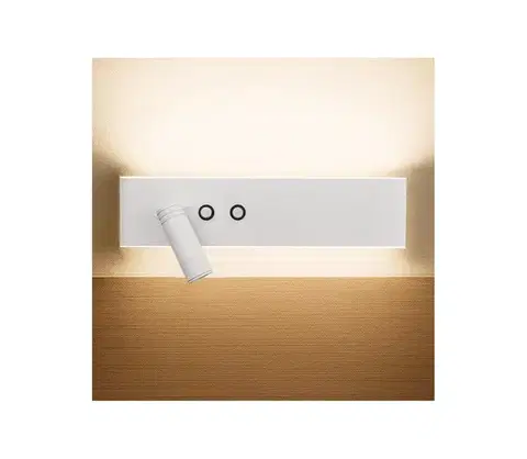 Svietidlá  LED nástenné bodové svietidlo RESORT LED/10W/230V + LED/3W biele ľavé ML1571
