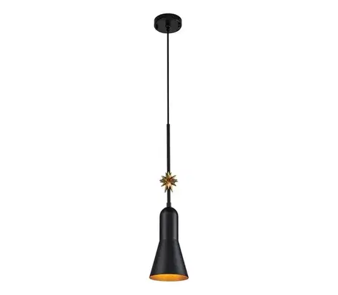 Svietidlá Elstead ETOILE-P-S-MB - Luster na lanku ETOILE 1xE27/60W/230V pr. 13,3 cm čierna ETOILE-P-S-MB
