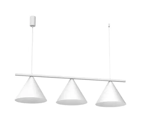Svietidlá  Závesné svietidlo na lanku CAPITAL 3xGX53/15W/230V biela MLP0939