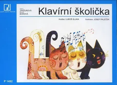 Hudba - noty, spevníky, príručky Klavírní školička - Zdena Janžurová,Milada Borová